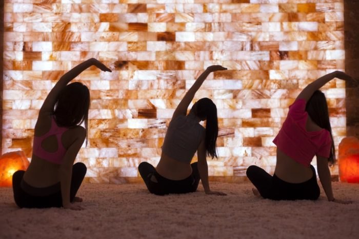 Yoga in salt cave Long Island
